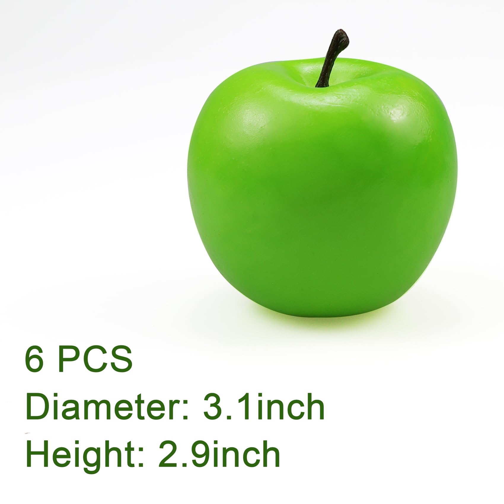Lot De 10 Pommes Vertes Artificielles Réalistes - Décoration Cuisine Et Maison