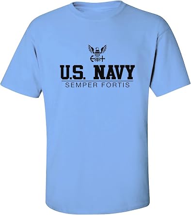 zerogravitee U.S. Navy Semper Fortis Adult Short Sleeve T-Shirt