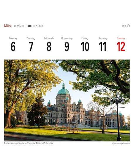 Kanada 2017: Sehnsuchtskalender, 53 Postkarten