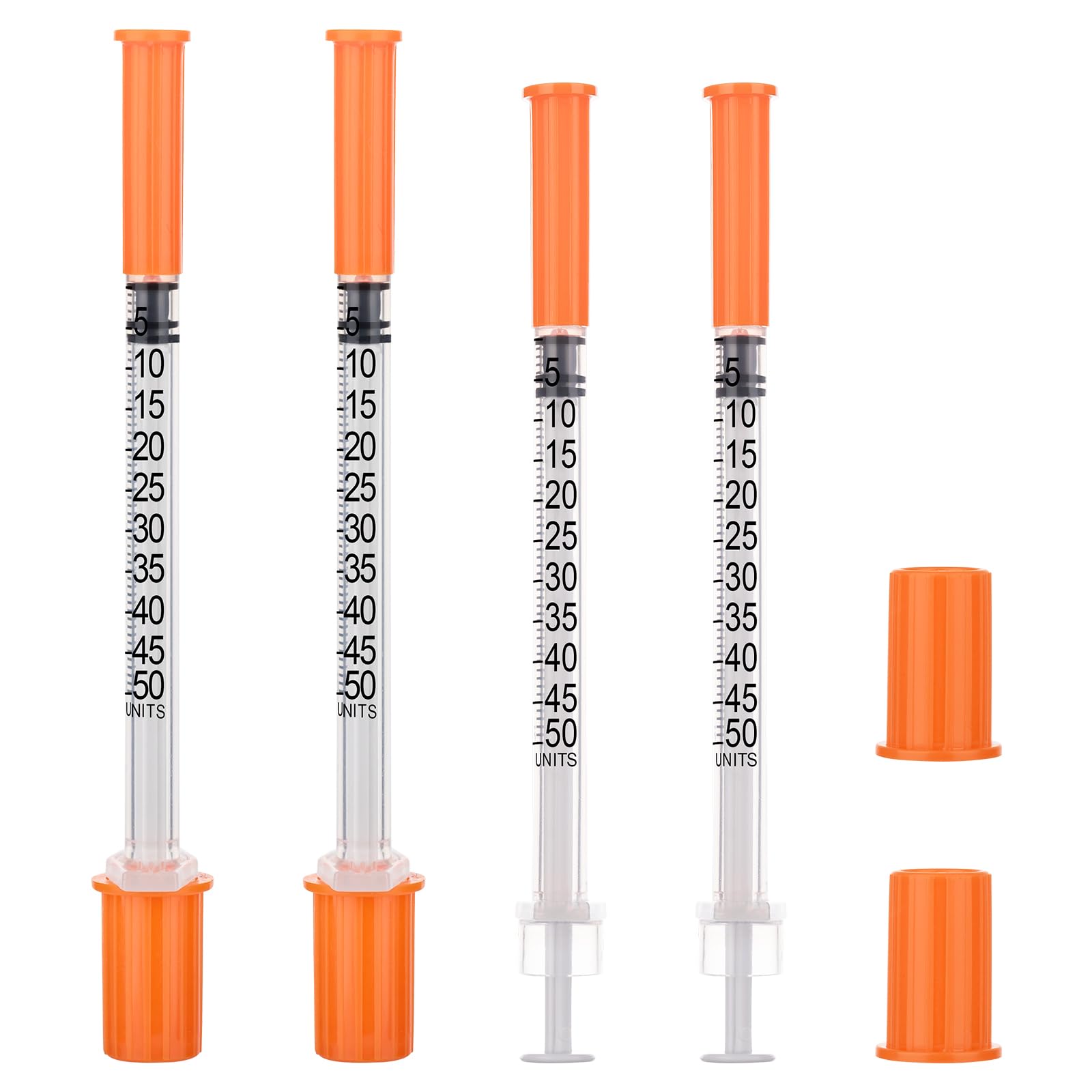 0.5ml 31G 5/16 Inch Syringe, 100 Pack