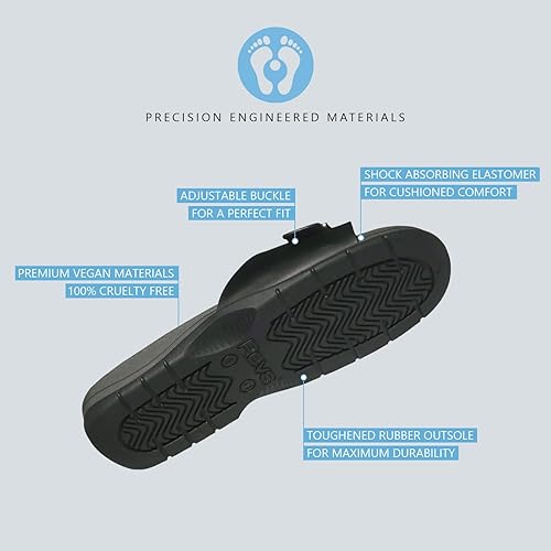 Miniatura 9 de Revs - Tay - Sandalias de masaje de reflexología de una sola correa para hombre