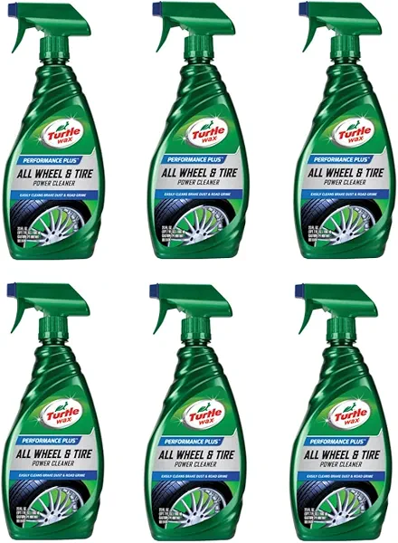 Turtle Wax (T-18-6PK All Wheel and Tire Cleaner - 23 fl. oz, (Pack of 6)
