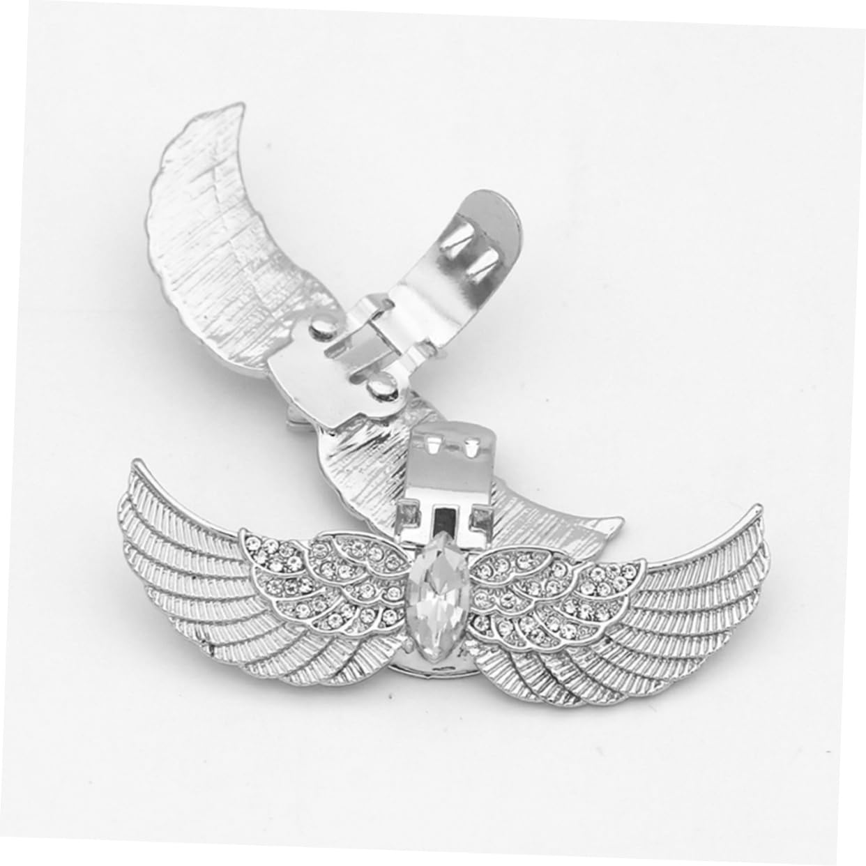 LIFKOME calzari per stivali da donna fibbie per scarpe accessori scarpe charm per stivali di strass fibbia della scarpa clip per per pompe bling delle lega bianca