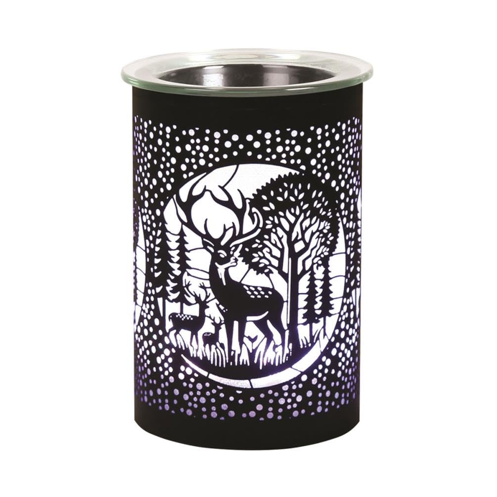 Aroma Accessories Black Aroma Deer Family Colour Changing Electric Wax Melt Warmer