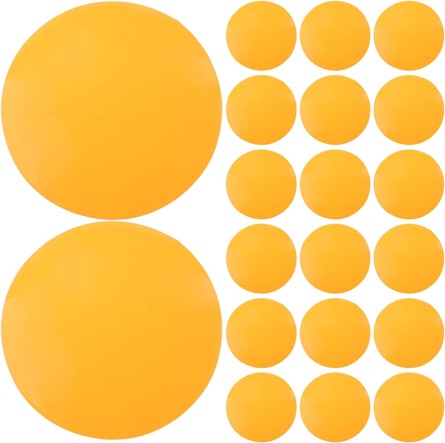 30pcs Ambient Lighting Gel Stickers - 60mm Peel and Stick Dimming Diffuser Film - Orange LED Warm Color Filters Sheet for Video Light Ceiling Spotlight