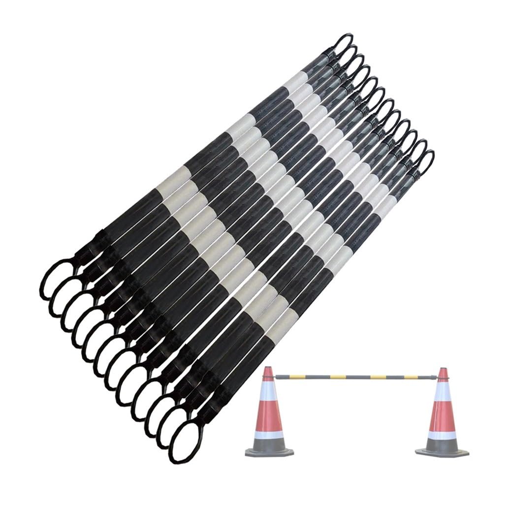 Barre de signalisation télescopique haute visibilité en plastique renforcé