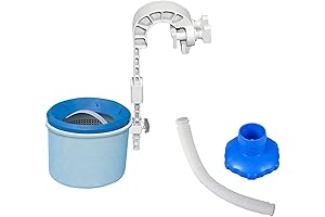 Deluxe Wall Mounted Auto Skimmer with Hose and Adapter B