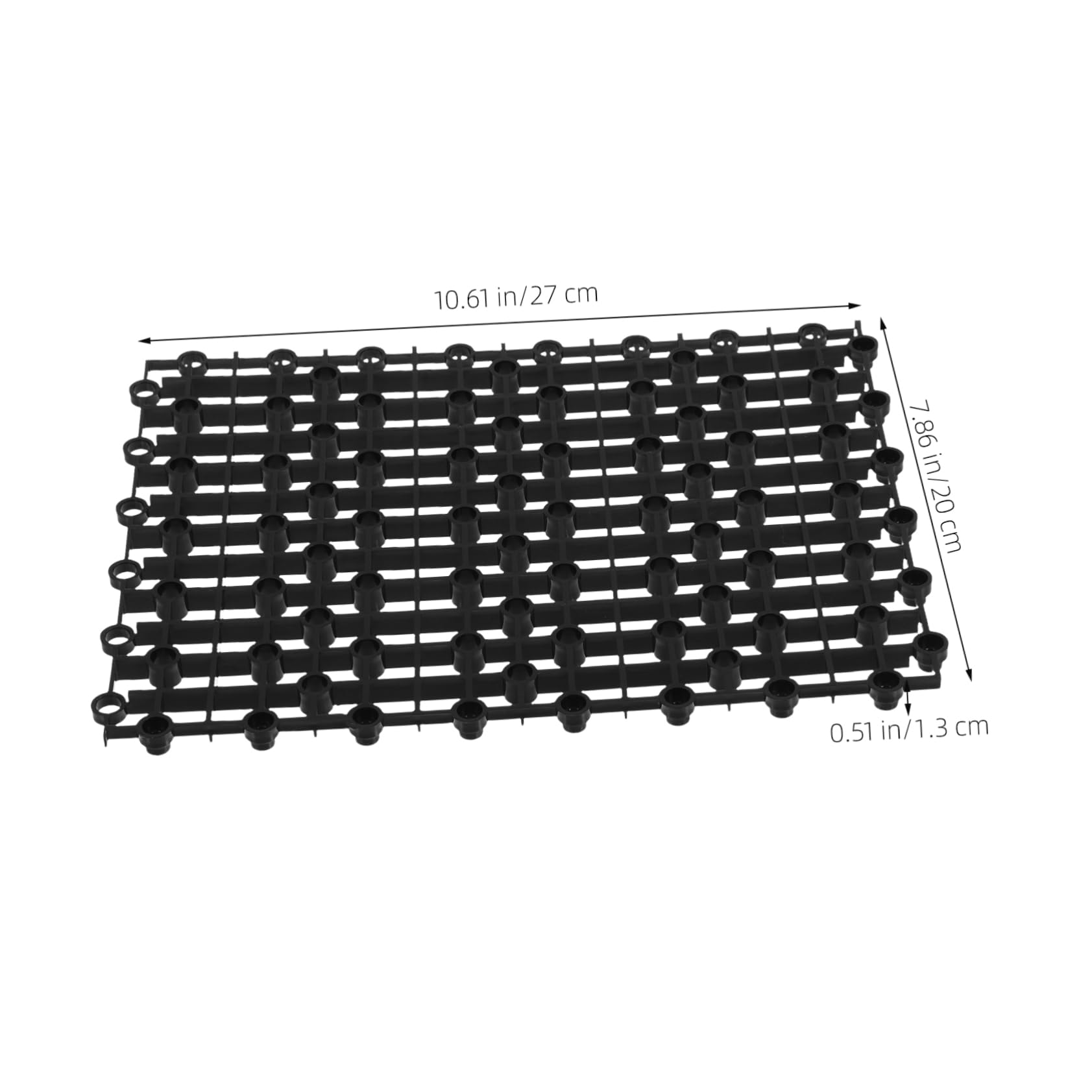 Aquarium Bodenfilterplatte Aus PVC Für Fischtanks Multifunktion Wasserdurchlässig Mit Nagelset