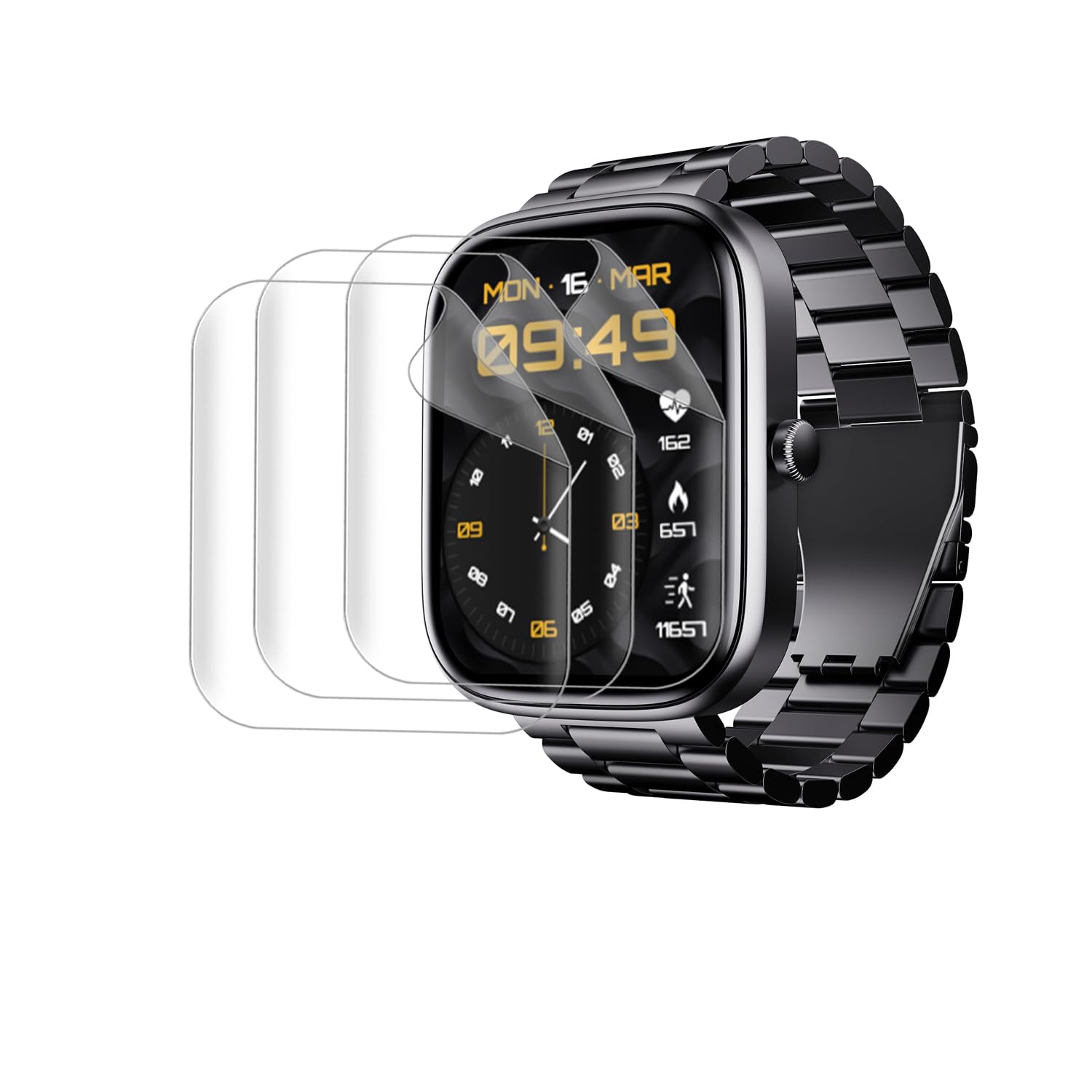 SAEMPIRE Smartwatch Screen Guard Screen Protector Scratch Guard For Boat Ultima Chronos Smartwatch 1.96 (PACK OF 3 PC) (B0CDNYQ6L7) Amazon Price History, Amazon Price Tracker
