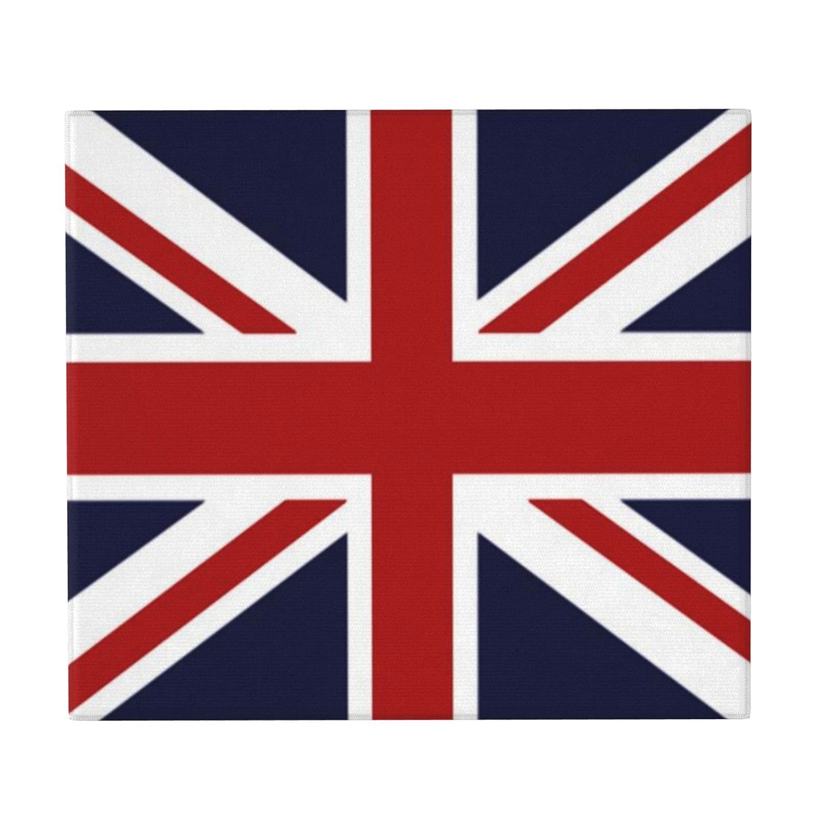 Fflsdr Dish Drying Mats,Union Jack British Flag Absorbent Dish Drainer Mat Sink Mat Pad 41X46 Cm