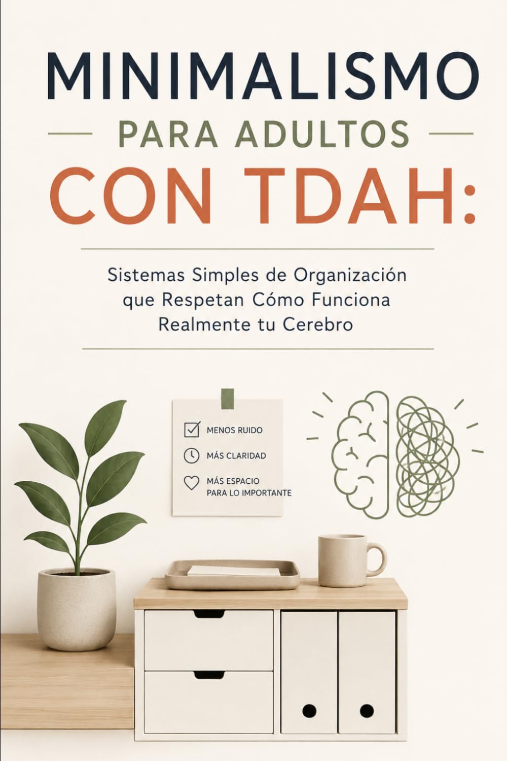 Minimalismo para Adultos con TDAH: Sistemas Simples de Organización que Respetan Cómo Funciona Realmente tu Cerebro
