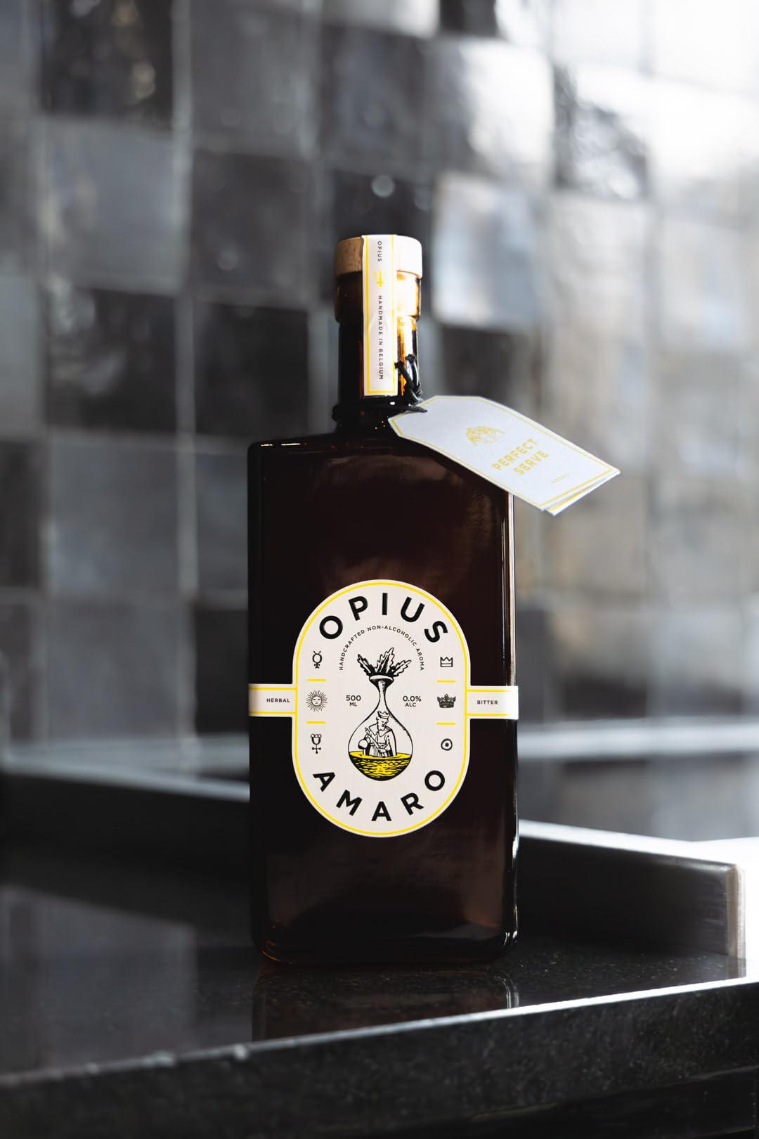 Opius Amaro Alkoholfreies Elixier 50 cl Kräutermischung Zitrus Wermutnoten Cocktails