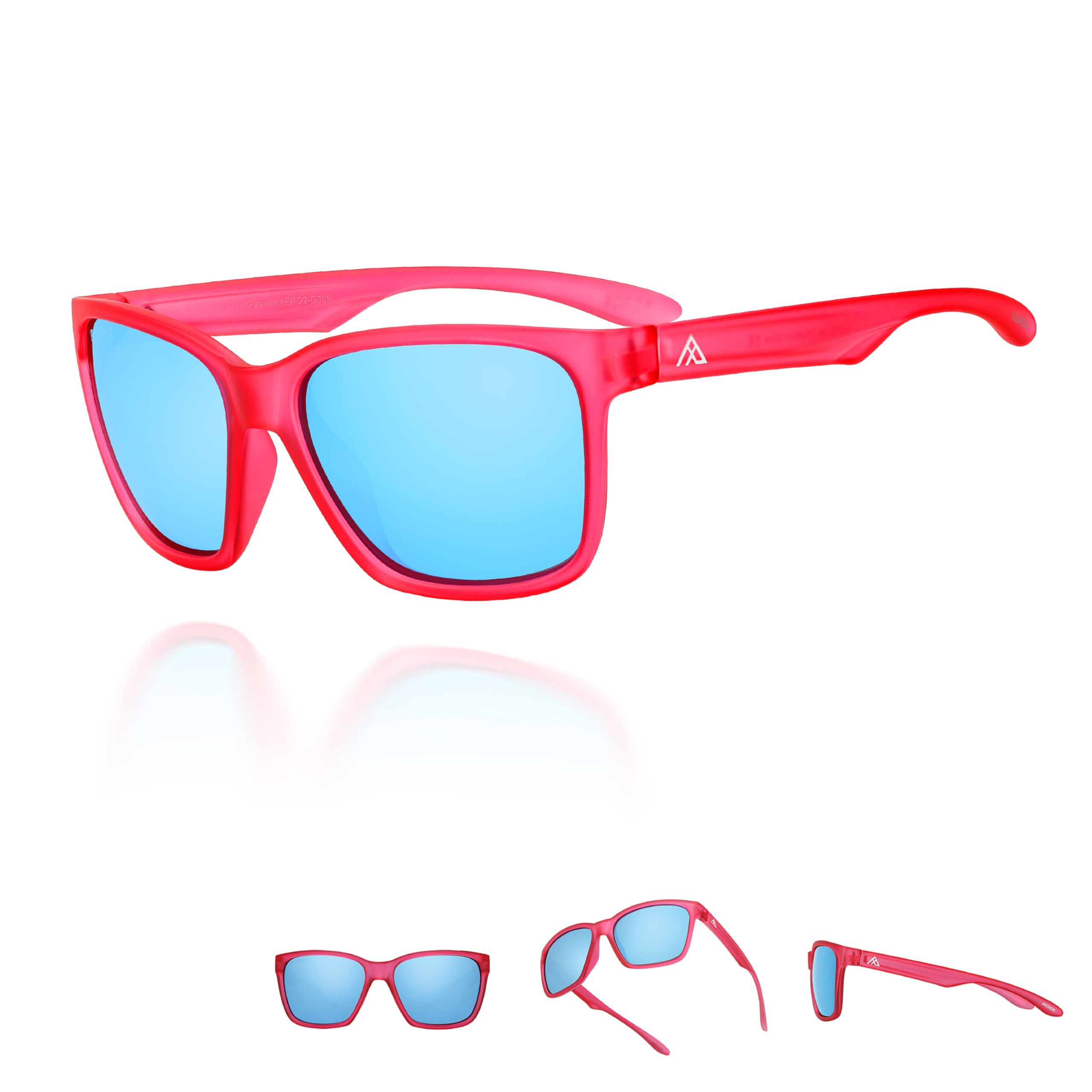 AEROX Oversized Polarized Sunglasses for Running, Cycling, Golf, and Driving - UV Protection Sports Glasses for Men, Women