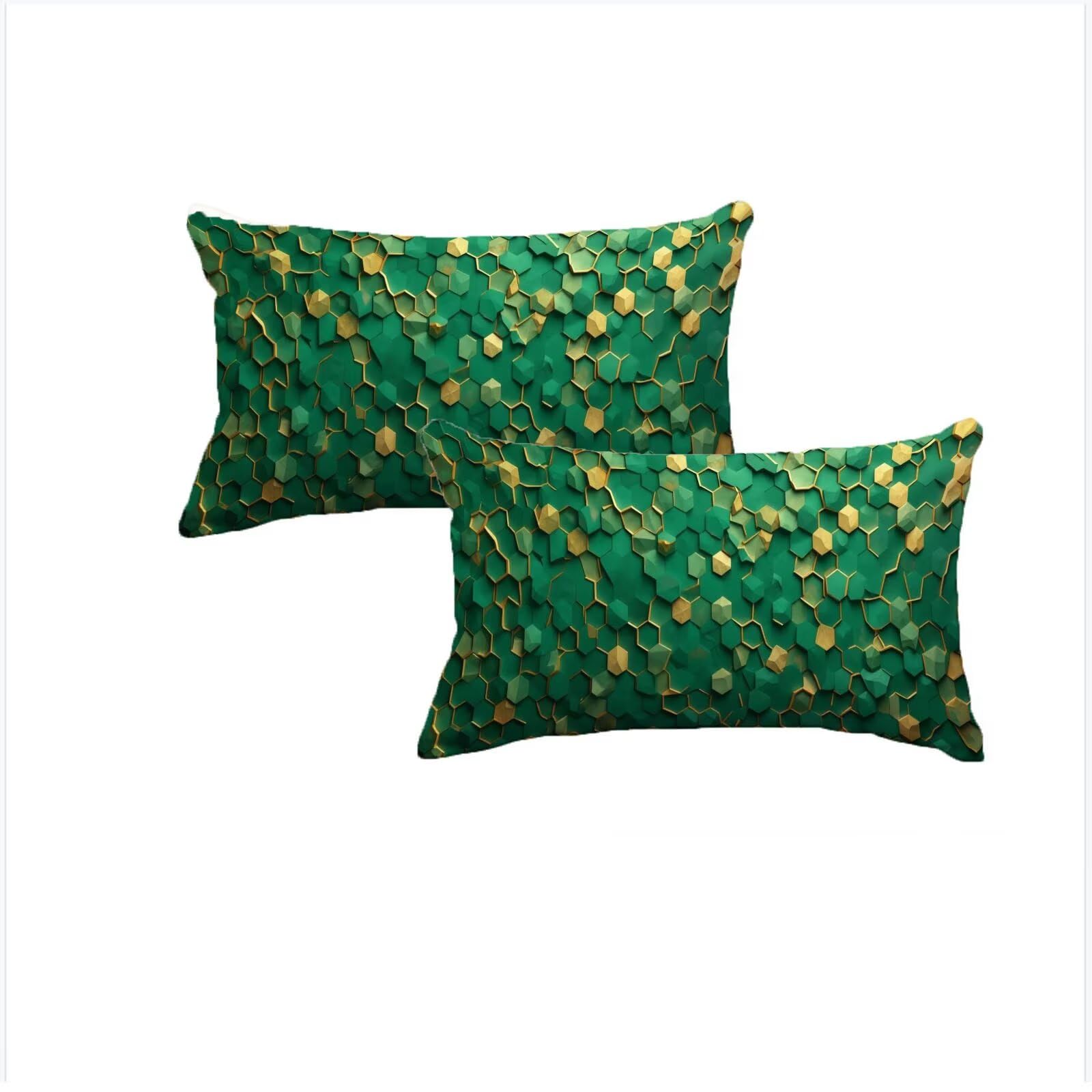 Housse coussin 50x70cm anti-tache imperméable avec fermeture invisible