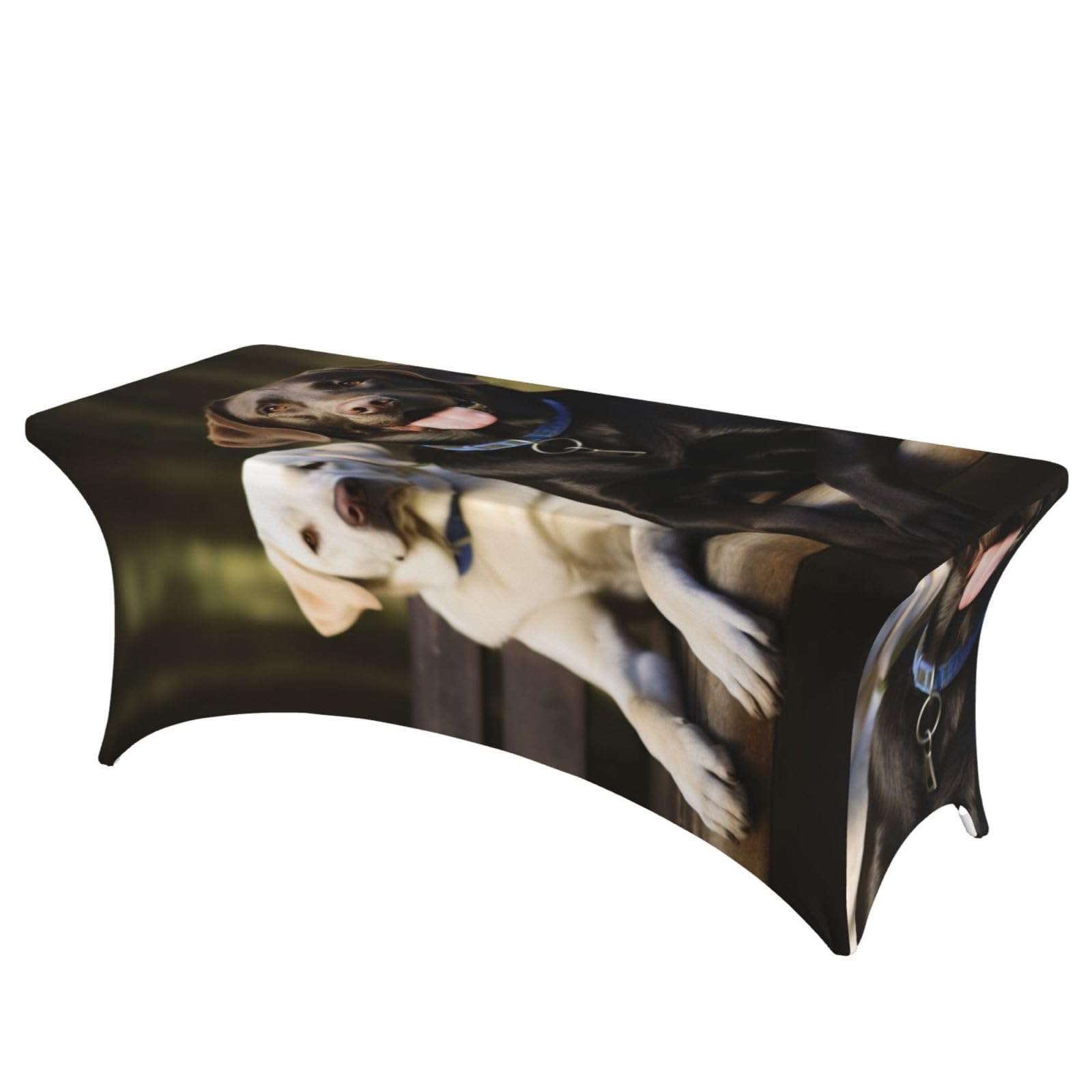 Nappe extensible en élasthanne de 1,8 m lavable pour table rectangulaire