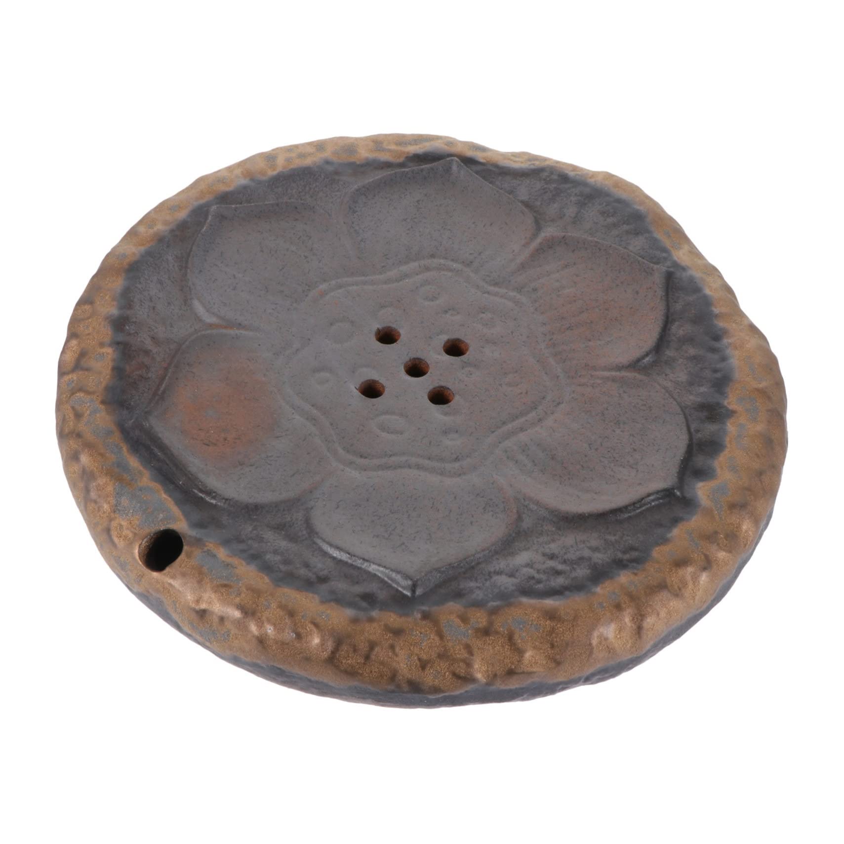 Alipis Vintage Chinese Style Decorative Tea Tray Creative Kung Fu Tea Pot Mat with Water Storage for Elegant Tea Ceremonies and Home