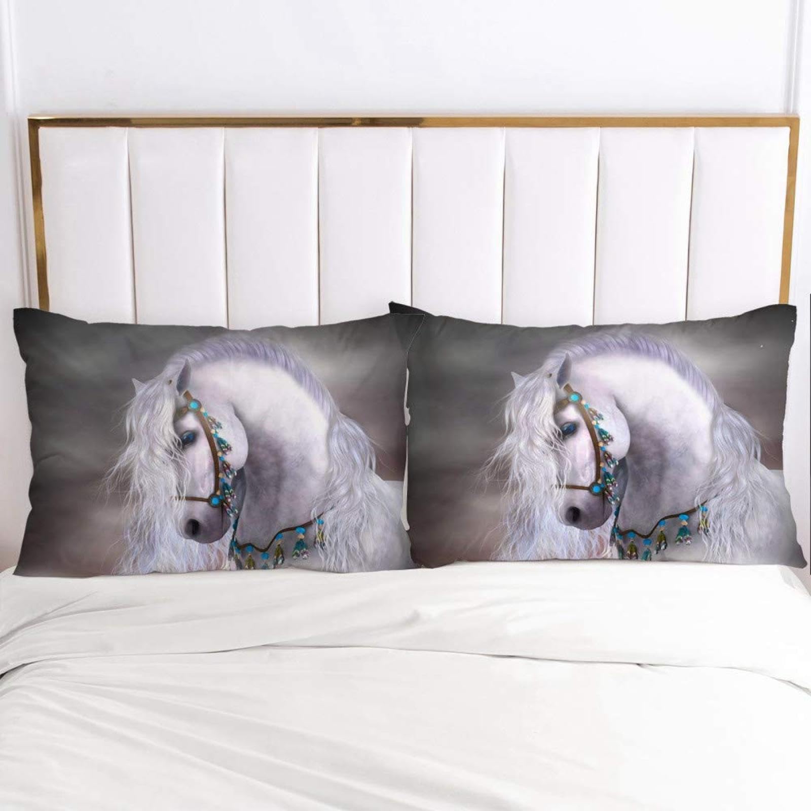Parure De Lit 3D 1 Personne 90x200cm - Housse De Couette + 2 Taies - Motif Chat - Microfibre Douce