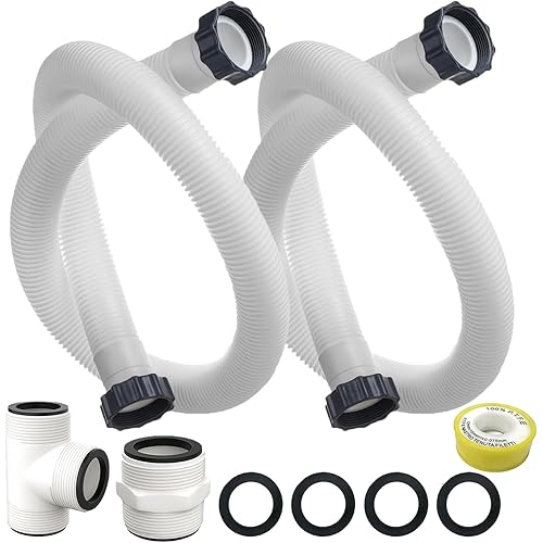 1.5" Pool Filter Pump Hose & Pool Hose Adapter Connector for Intex Pump Sand Filters & Saltwater Systems 29060E 59" Long Pool Hose Fit for Coleman Above Ground Swimming Pools Sand Filter Pumps Parts