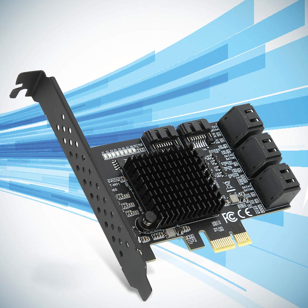 Amazon.com: PCI-Express Expansion Card, PCI-E to SATA3.0 Controller Card  with PCI-E Interface 1X 2X 4X 8X 16X/8 SATA3.0 Interfaces, Adapter Card for  WINXP/WIN7/WIN8/WIN10 : Electronics