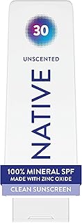 Native Loción mineral de protección solar SPF...