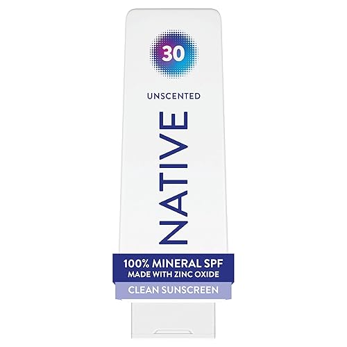 Native Mineral Sunscreen Lotion SPF 30 no white cast