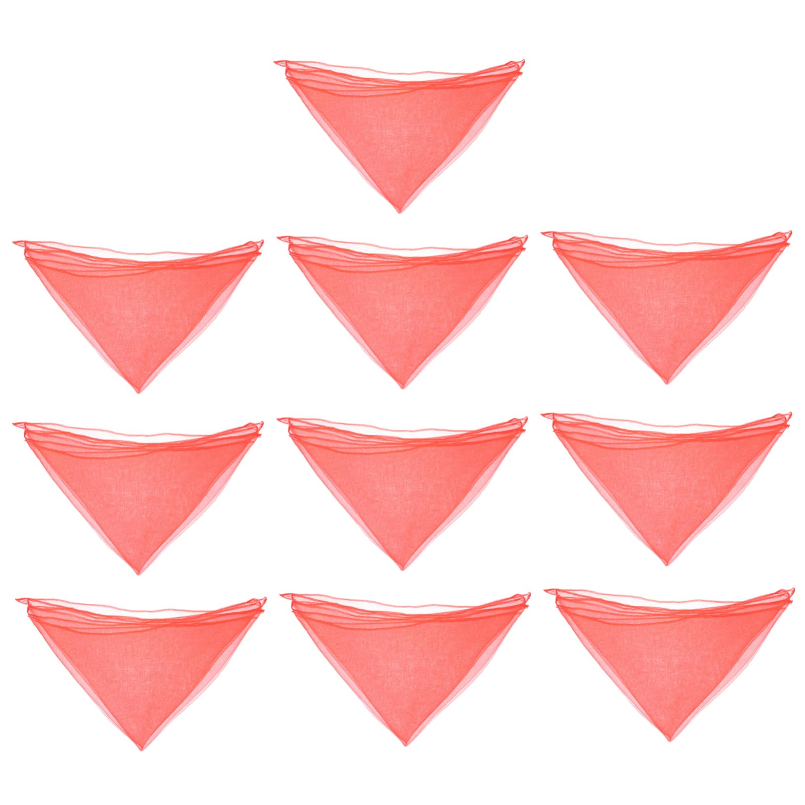 GALPADA Fashionable Square Silk Scarves 10pcs Women Scarf for Dance Play Vacation