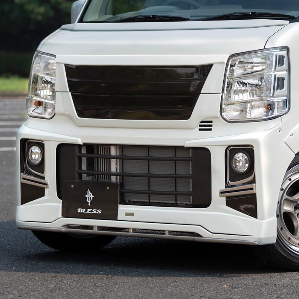 Amazon | BLESS エブリーワゴン フロント ハーフスポイラー Ver.1 LED