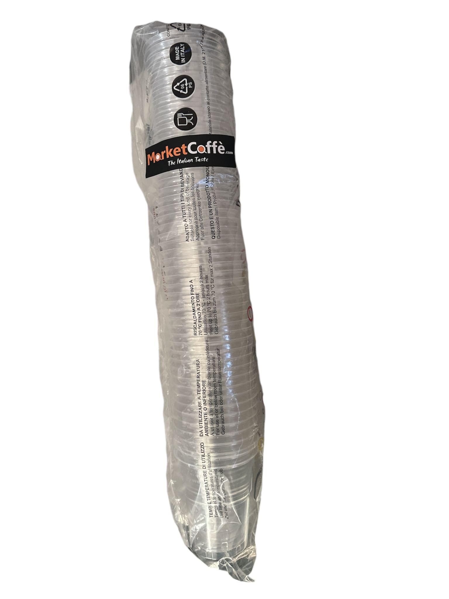 500 Bicchieri in Plastica Kristal da 400 ml - Set di 500, Resistenti e Riutilizzabili, Trasparenti e Eleganti, Ideali per Birra, Feste, Eventi e Uso Quotidiano