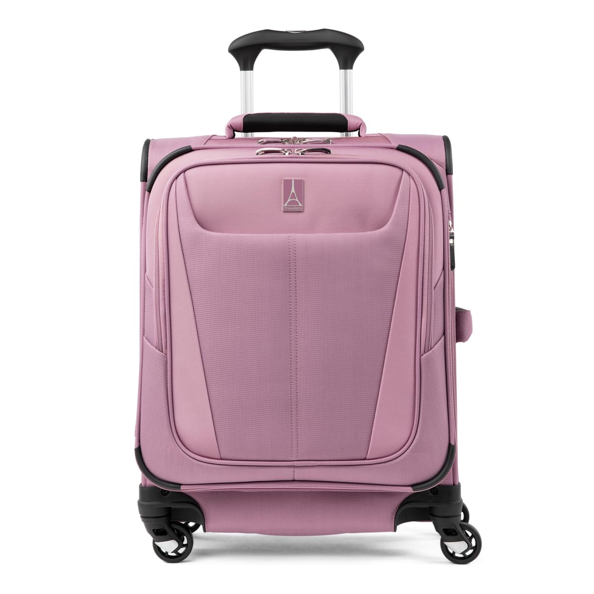 Travelpro Maxlite 5 Softside Expandable Carry on Luggage with 4 Spinner Wheels, Lightweight Suitcase, Men and Women, International, Orchid Pink Purple, Carry on 19-Inch