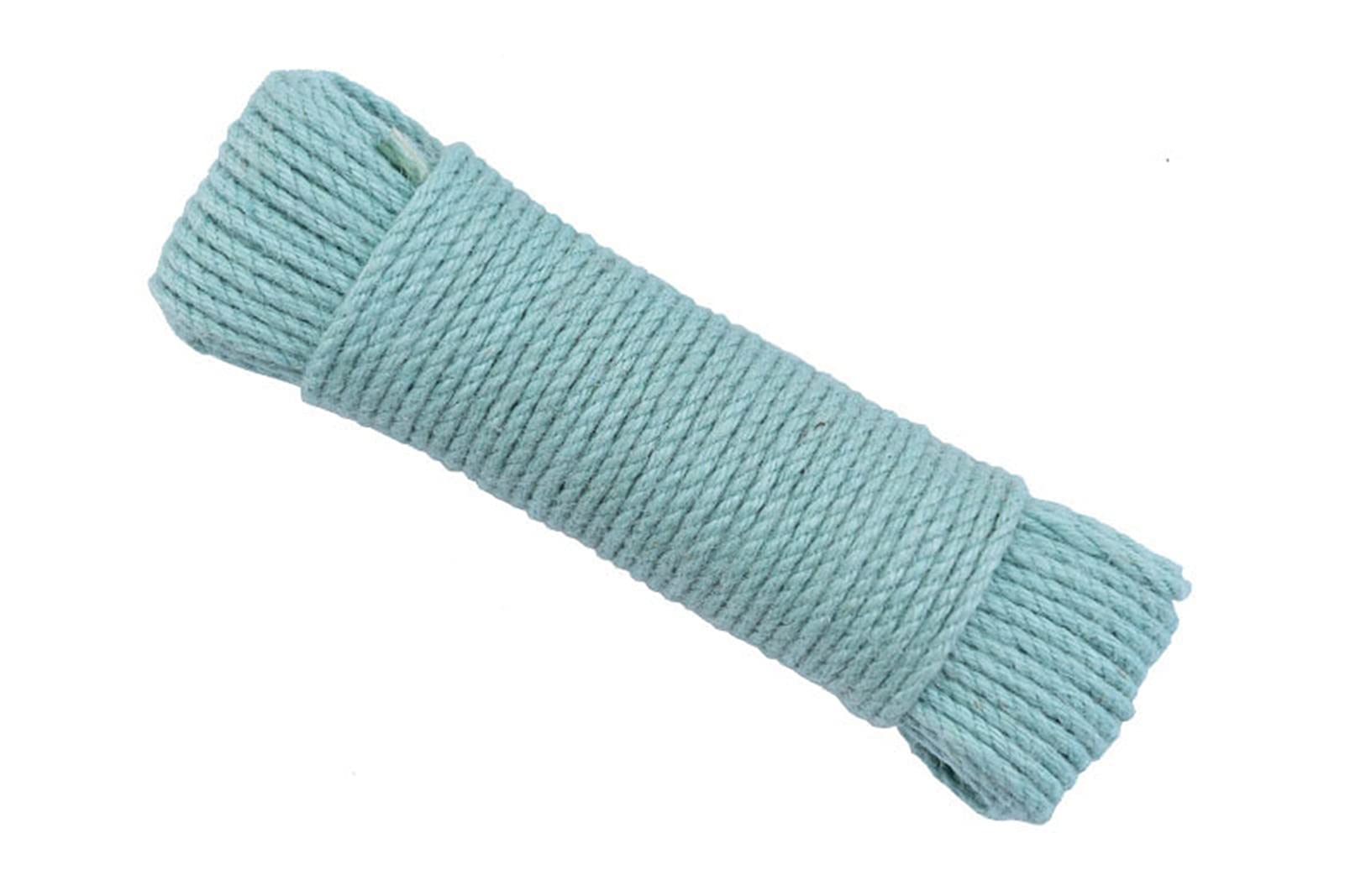 Cotton Cord, Cotton Cord Jute Macrame Rope 6mm Multicolor 20m(Blu)