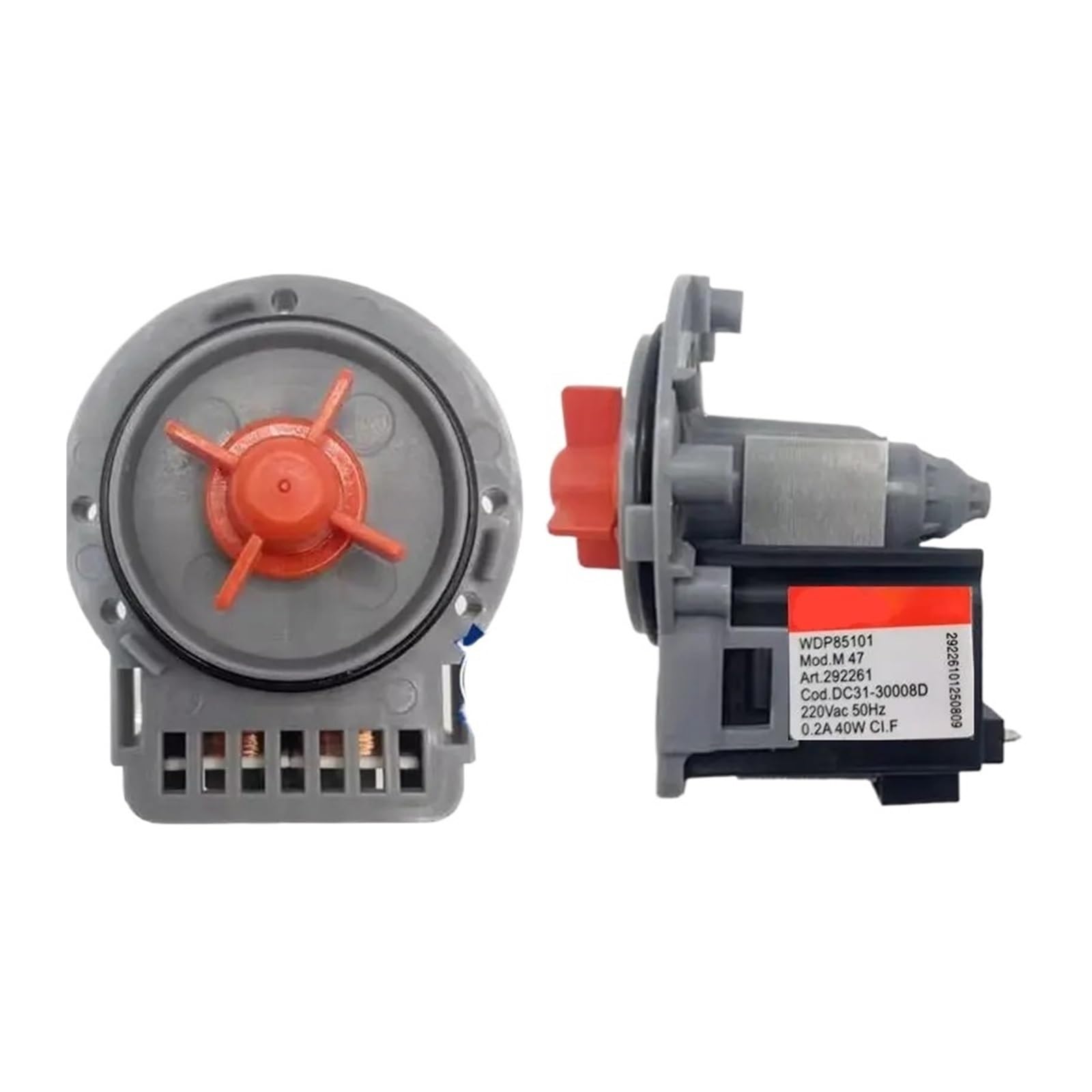 Zghqhcdrh One Color Drain Water Pump Drain Pump Motor For Washing Machine, Compatible With Lg Washing Machine Parts,Dc31-30008D Wdp85101 50/ 60Hz