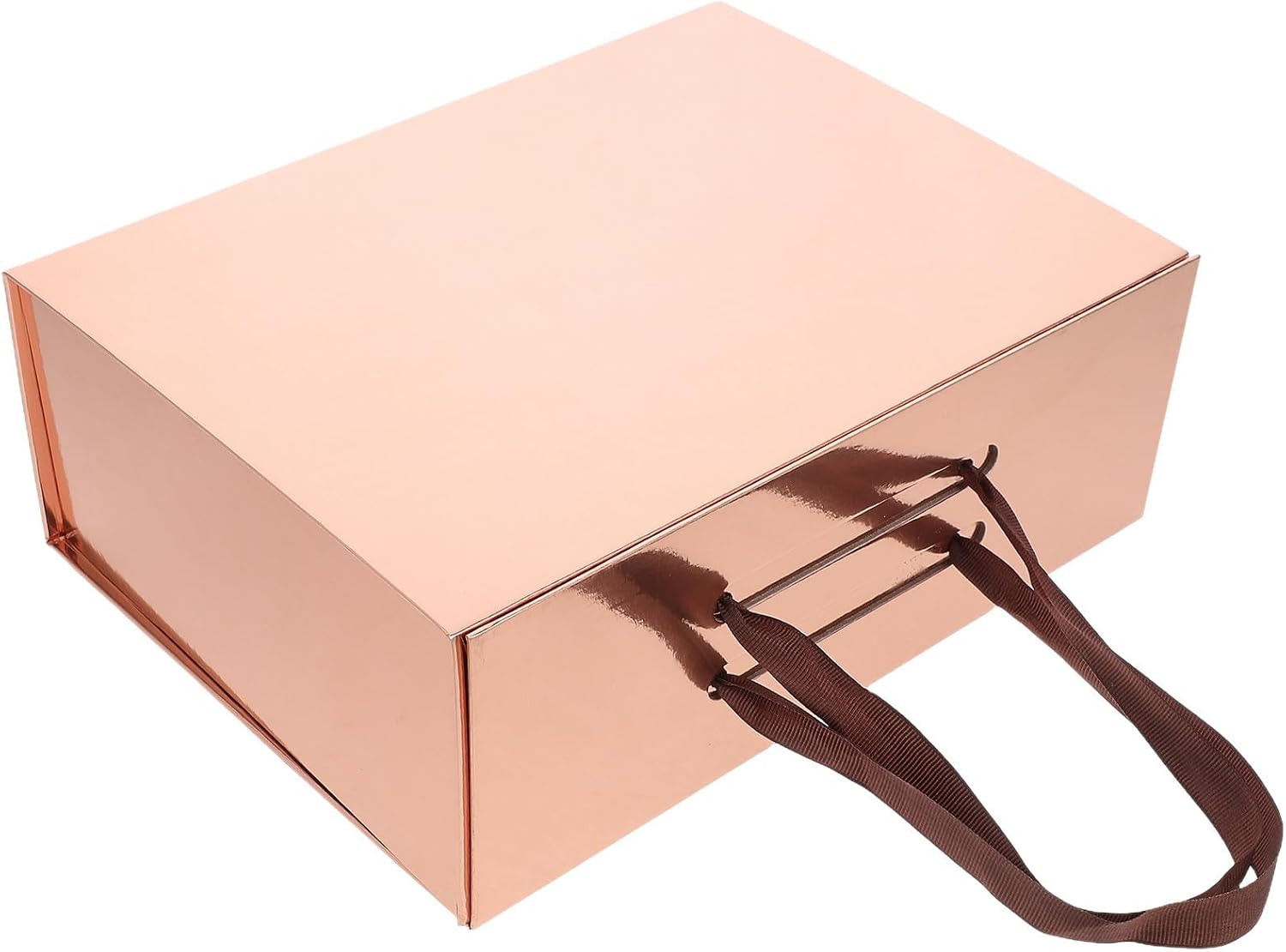 Abaodam Foldable Paper Gift Box Easy to Carry for Clothes and Shoes with Lid and Versatile Use Space-saving Design for Packaging and Home Storage for Party and Bridal Proposals