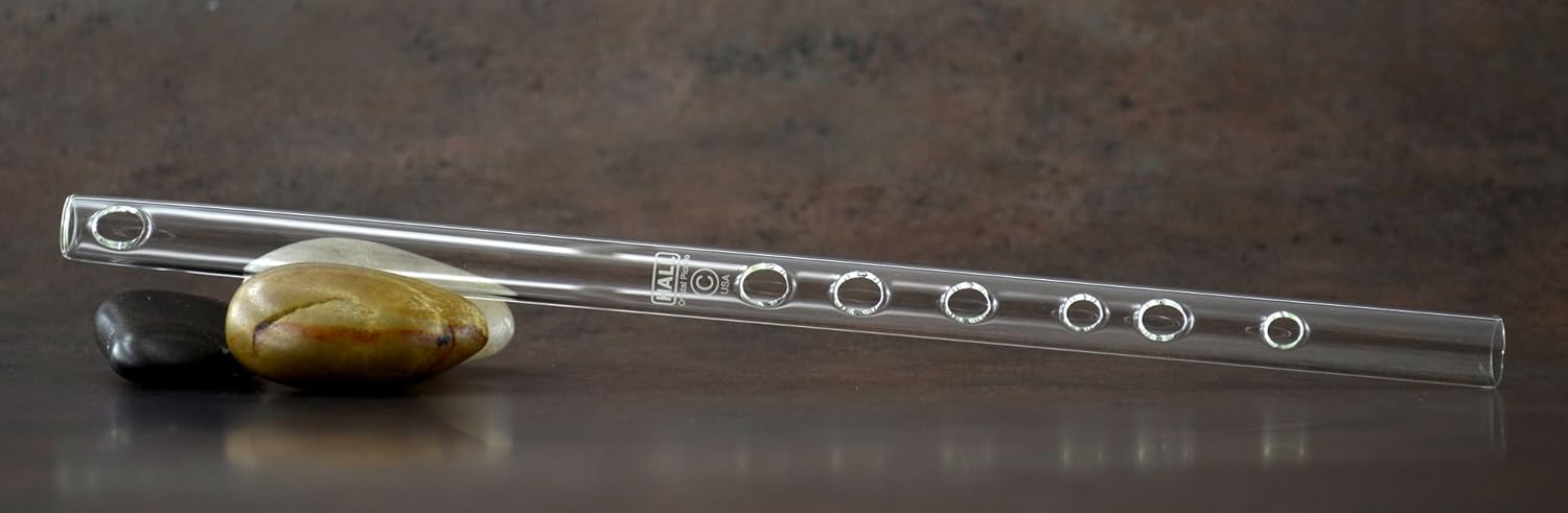Hall Crystal Flute 11299 - Inline Glass Piccolo in C - Clear Glass