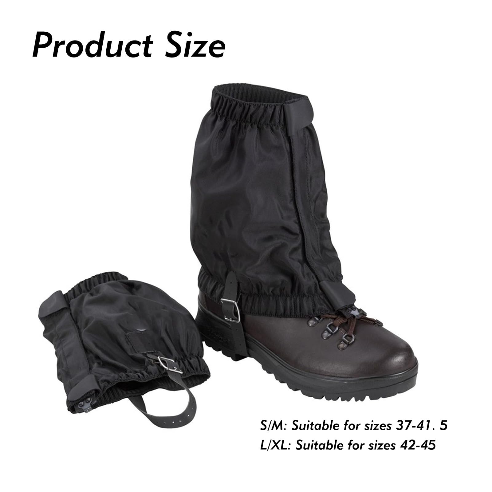 Polainas for piernas, polainas for exteriores, polainas de montañismo, polainas cortas y duraderas, cubierta de nieve ligera, adecuada for hombres y mujeres (1 par)