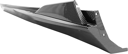 Miniatura 5 de FREEMOTOR802 Compatible con faldas laterales Chevy Camaro 2010-2015 IKON V2 estilo fibra de carbono impresión PP falda lateral de panel basculante