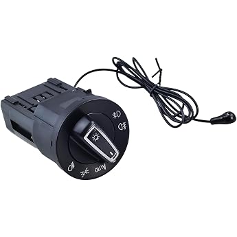 Automatic Headlight Switch, Light Sensor Module Headlight Button Module with Automatic On/Off Light Sensor, Car Lamps Control