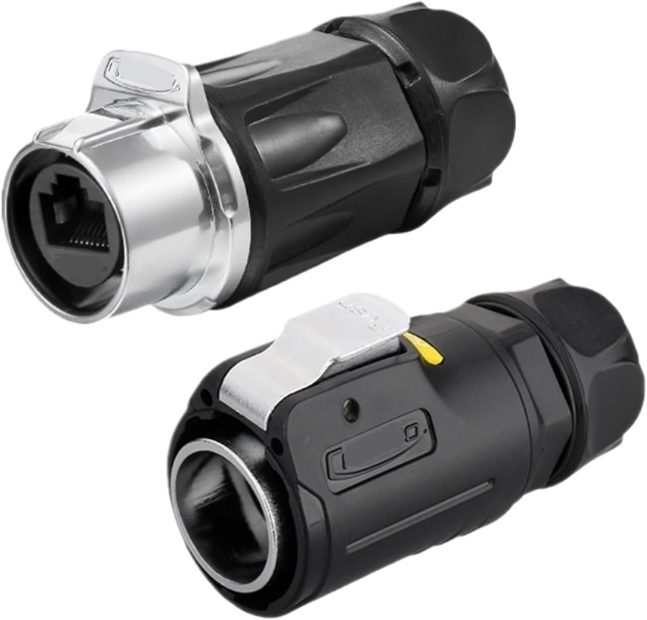 M24 RJ45 Waterproof Connector LP24 IP68 RJ45 Adapter and Socket(Plug Socket(CAT6))