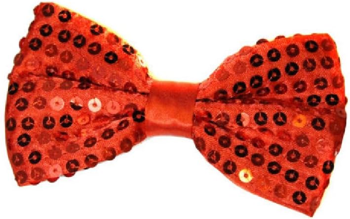 Rocky Horror Columbia Style Red Sequin Bowtie (struts-11154)