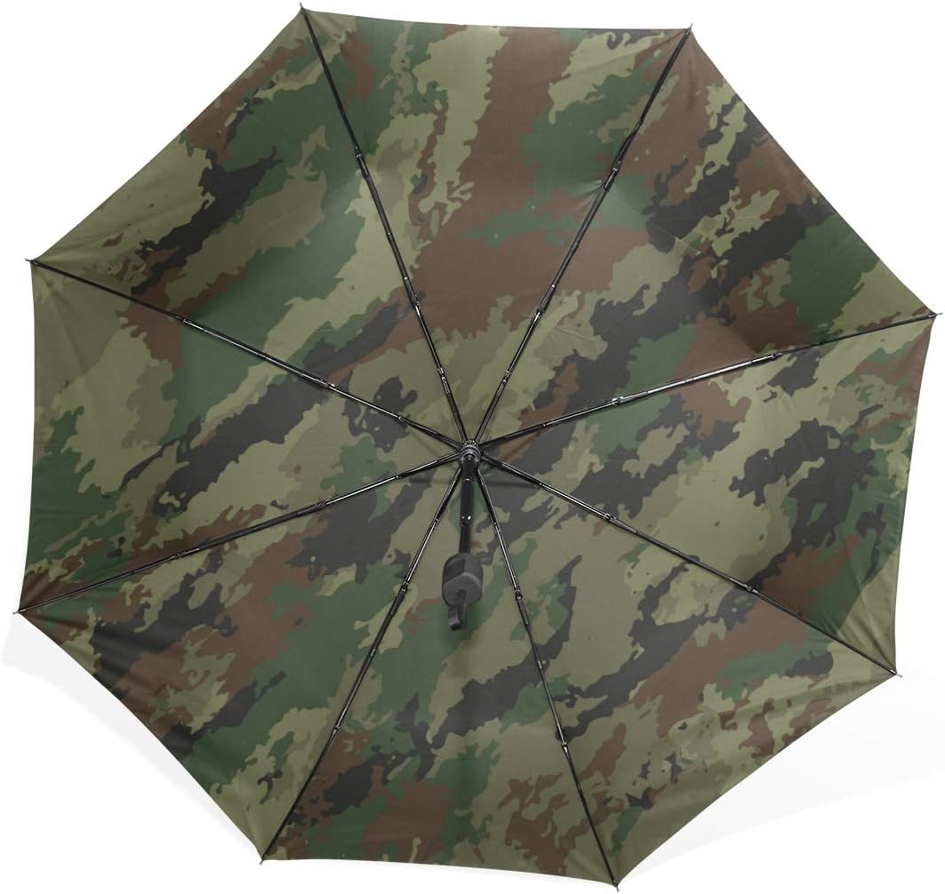 SUABO Umbrella Camouflage Military Background Windproof Travel Umbrella Compact Folding Umbrella - Image 4