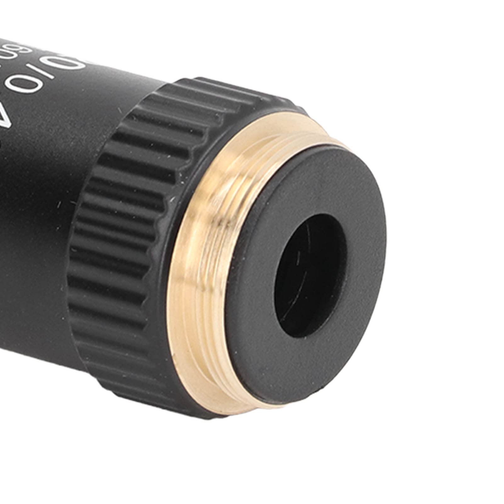 20X Microscopio Acromatico Obiettivo Obiettivo Interfaccia 20.2mm Obiettivo Acromatico Ottone Cromato per Microscopio Monoculari Binocolo