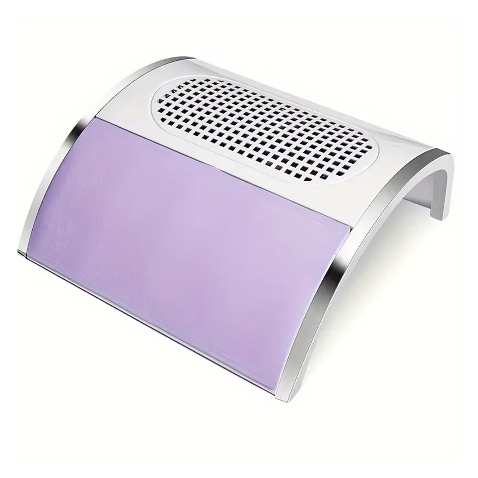 Dust Extractor, Nail Dust Collector Salon Mat U-Shaped Vacuum Cleaner Low Noise for Beginners(Purple)