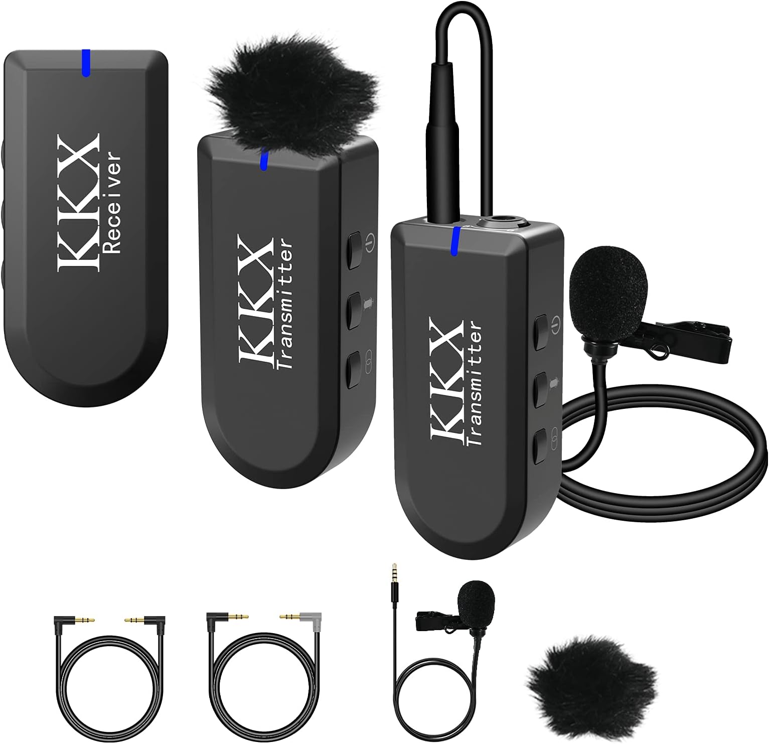 Wireless Microphone System, SmartMike+ Rechargeable Bluetooth Hands Free Clipon