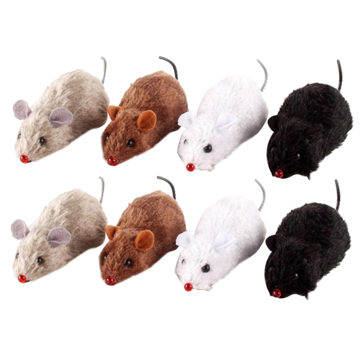 Jouets interactifs pour chats Lot de souris mécaniques en peluche pour salon et chambre