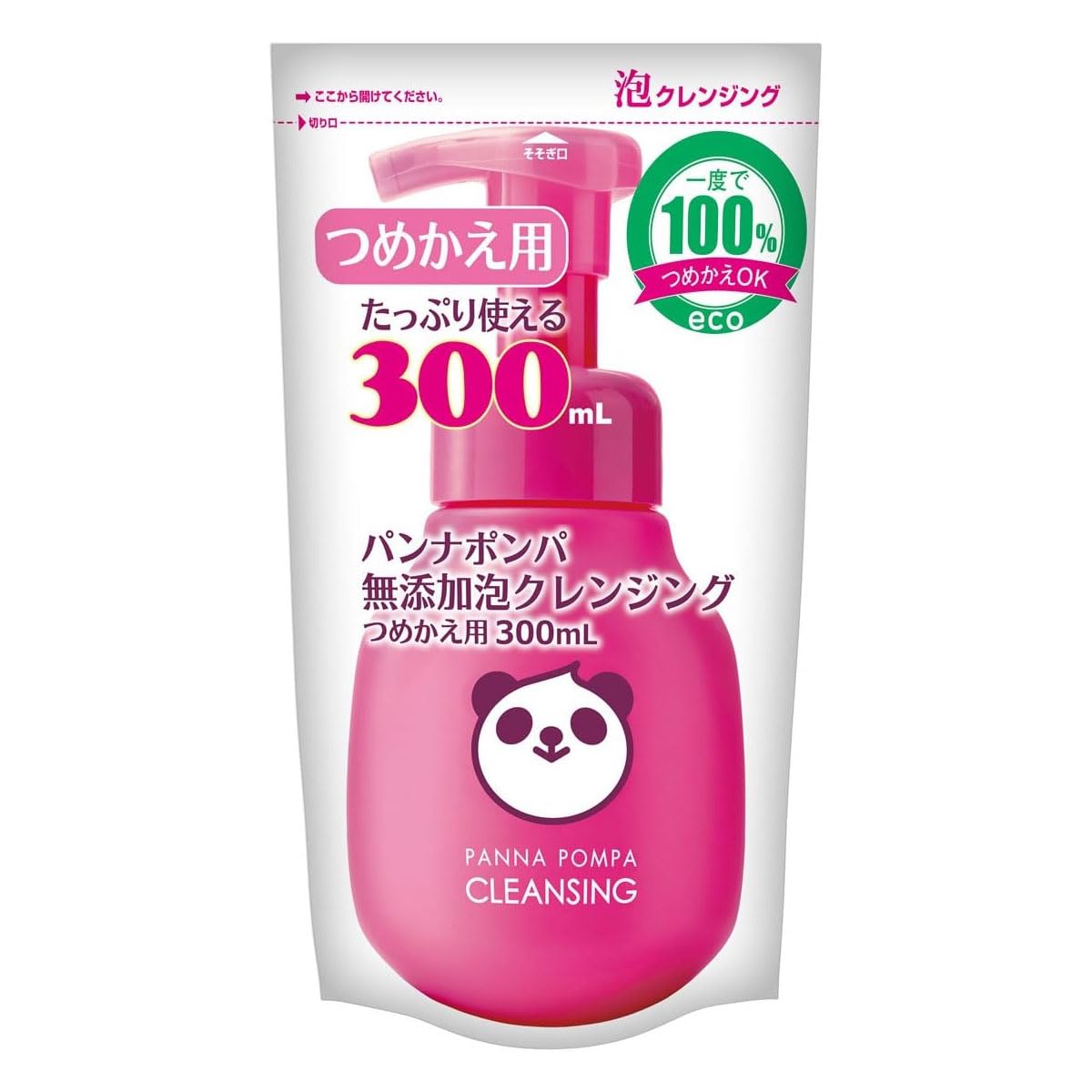 アイアイメディカル パンナポンパ 無添加泡クレンジング つめかえ用 300mL