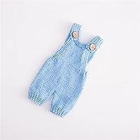 Vista 2 de Zeroest Accesorios de fotografía para bebé, traje de sesión de fotos para niño y niña, disfraz de ganchillo para recién nacido, ropa de punto