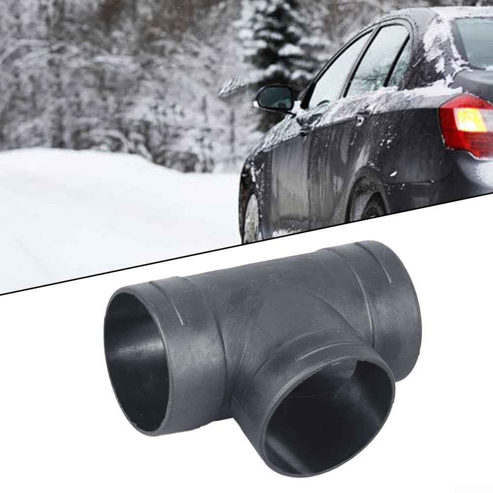 80 mm Kunststoff-T-Stück-Auslassverbinder für Dieselheizungen mit Warmluftverteilung, geeignet für Webasto-Systeme und effiziente Luftstromregelung