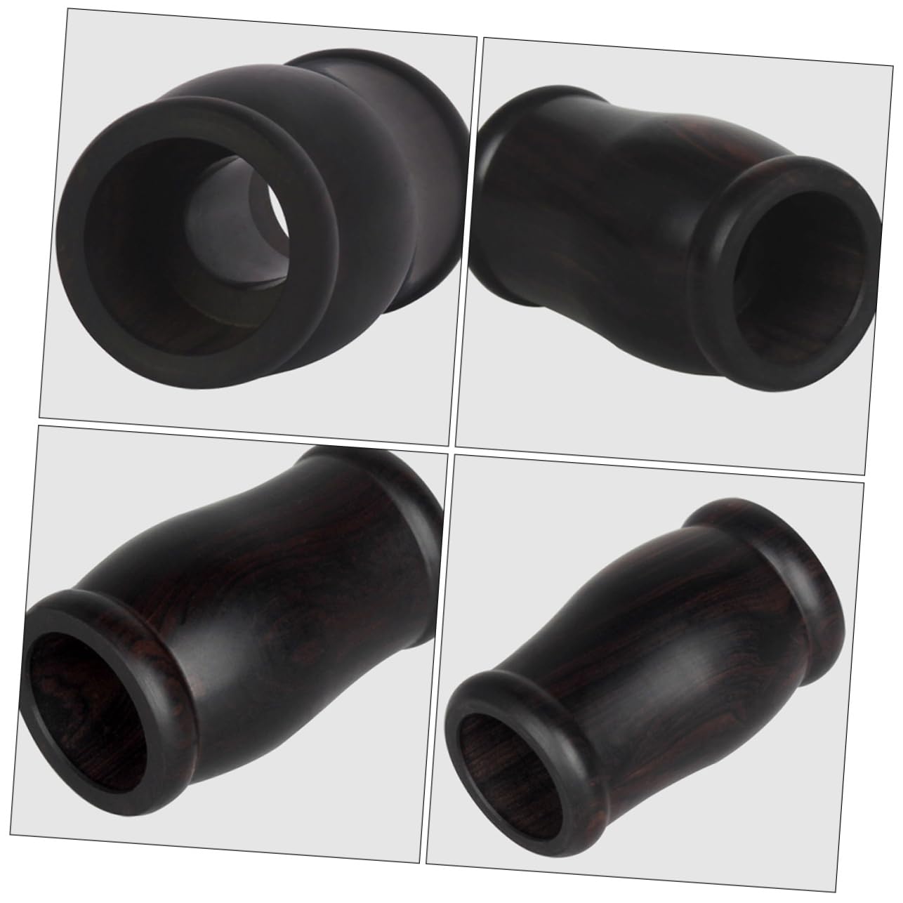 TOYANDONA 2 Stücke Ebenholz Schwarz Klarinette Tuning Rohr Klarinette Reparatur Kit Musical Instrument Teile Wind Instrument Tuner