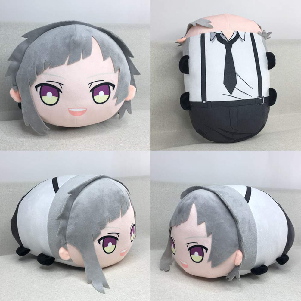 Bungo Stray Nakajima Atsushi Cute Figure Lying Dolls Plushie Tiger Boy Anime Stuffed Plush Toy Throw Pillows Gifts for Boys Girls Teens