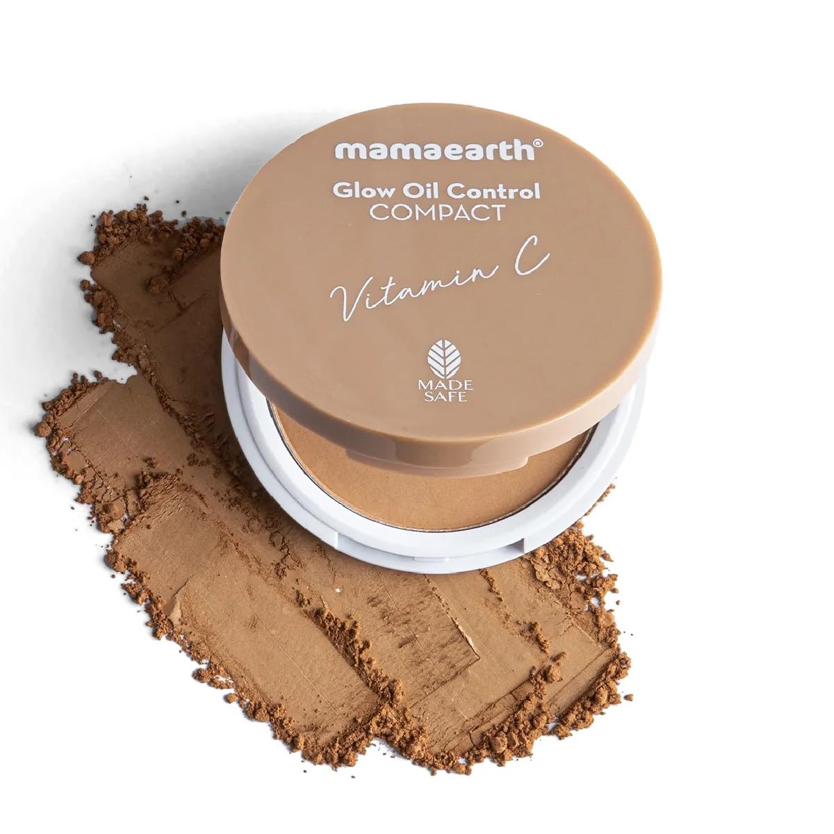 Glow Oil Control Compact Spf 30 With Vitamin C & Turmeric For 2X Instant Glow, All, Natural - Matte, Beige