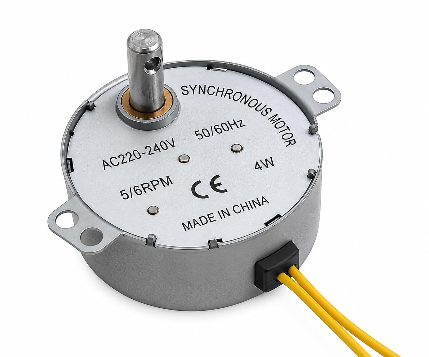 49TYD-500 AC Synchronous Motor, 220-240V 4W 5/6 RPM Low Speed Gear Motor for Microwave Oven Turntable, DIY Projects, Automation & Rotating Display Applications-image-27